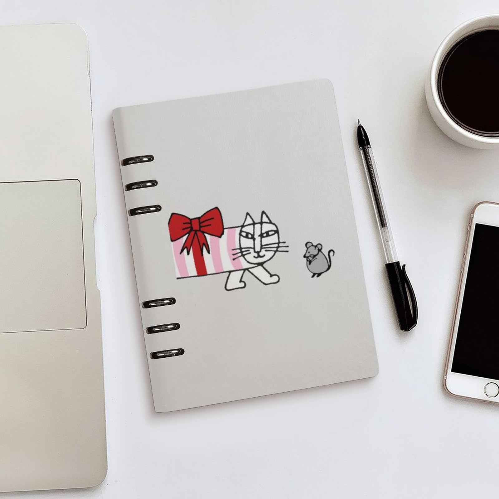 Amazon | リサラーソン システム手帳 PU ノートメモ帳 バインダー